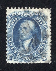 USA  1861 90¢ Washington - Used - SC# 72  Cats $625.00   (ref# 239263)