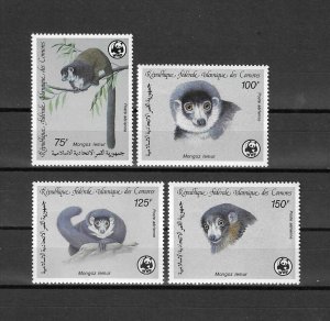 COMORO ISLANDS 1987 WWF SG 613/6 MNH Cat £25.60