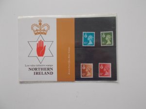 1976 Northern Ireland Machin Regional 6.5p to 11p Presentation Pack no.84 U/M