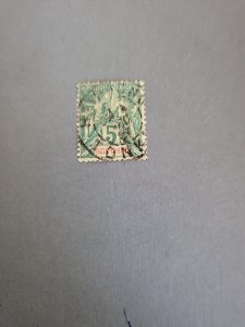 Stamps Indochina Scott #6 used
