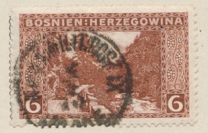 AUSTRIA BOSNIA & HERZEGOVINA 1906 6h Used Stamp A29P9F31616-