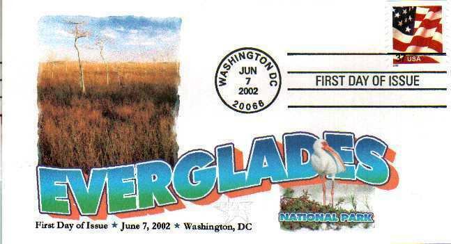 FPMG 3630 US Flag Stamp Everglades National Park Florida