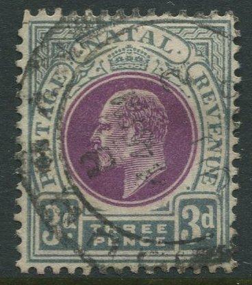 STAMP STATION PERTH Natal #86 Used KEVII 1902 Wmk 2 Crown and CA CV$2.75.