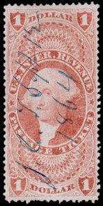 United States Revenue Scott R74c (1862-71) Used F, CV $350.00 W