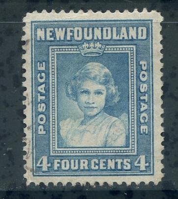 Newfoundland Sct # 256; Used; perf 12.5