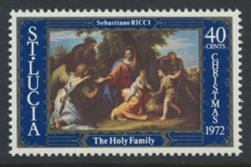 St Lucia SC# 327 MNH Christmas 1972 see details & scan