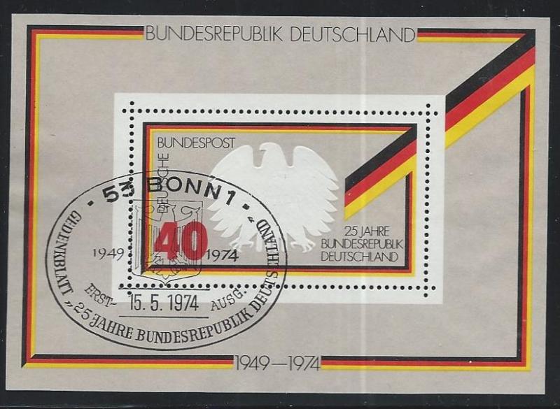 GERMANY SC# 1145 F-VF U 1974