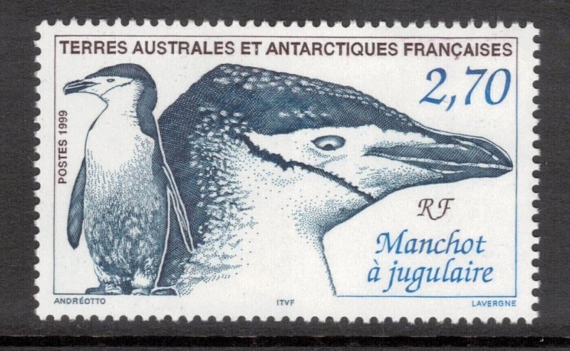 FRENCH ANTARCTIC 1999 Chinstrap Penguin; Scott 245, Yvert 236; MNH