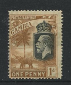 Gambia - Scott  103 - KGV Definitive - 1922 - MH - Single 1p- Stamp