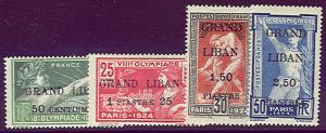 LEBANON #45-8 Complete set, Mint Hinged, Scott $130.00