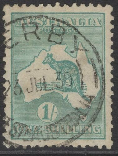 AUSTRALIA SG109 1929 1/= BLUE-GREEN DIE IIB USED 