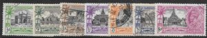 INDIA SG240/6 1935 SILVER JUBILEE WMK TO R SET USED*