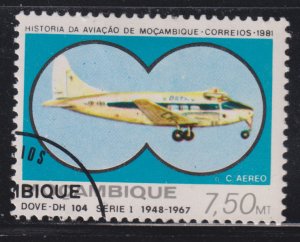 Mozambique C42 DeHavilland Dove DH·104 1981