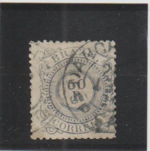 Brazil  Scott#  93  Used  (1887 Numeral)