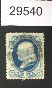 MOMEN: US STAMPS # 182 USED LOT #29540