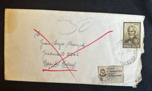 CM) 1965. ARGENTINA. INTERNAL MAIL. GUILLERMO BROWN STAMP. XF