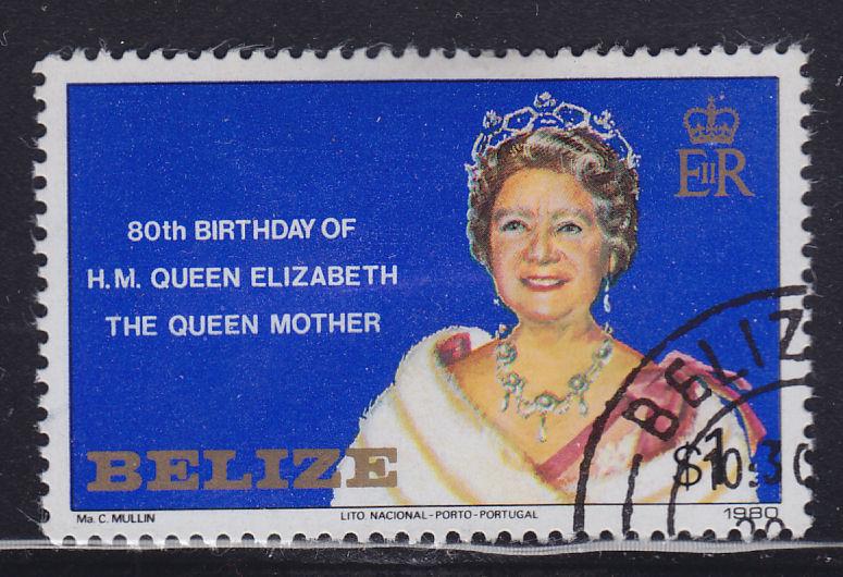 Belize 523 Queen Elizabeth Birthday 1980 CTO