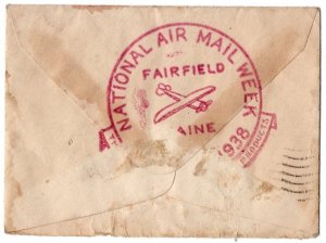 1938 Airmail Cover celebrating National Airmail Week May 15-21 1938  SC C23