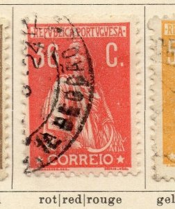 Portugal 1920-21 Early Issue Fine Used 30c. NW-178066