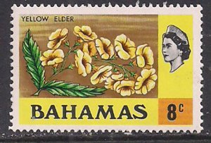 Bahamas 1971 QE2 8 cents Flowers SG 366 MNH ( J1040 )