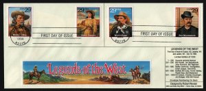 #2869a-t Legends of the West, Robert Wendell #10 FDC **ANY 5=FREE SHIPPING** 