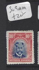 SOUTHERN RHODESIA  (P1310B) KGV   ADMIRAL  10 D   SG 9      MOG