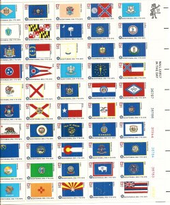 USA   Scott  1682a  State Flags    MNH
