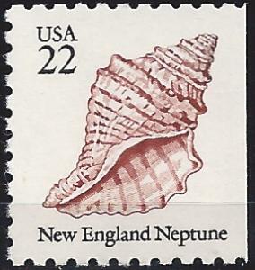 2119 22c Neptune shell MNH