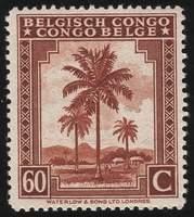 Belgian Congo SG#257 Mint - 1942 60c.  - Palm Trees