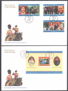 South Georgia, Worldwide First Day Cover, Royalty