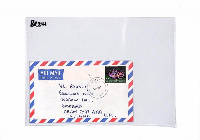 BR241 1979 PAPUA NEW GUINEA *Kimbe* Commercial Airmail Cover 