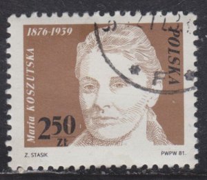 Poland 2485 Maria Koszutska 1981