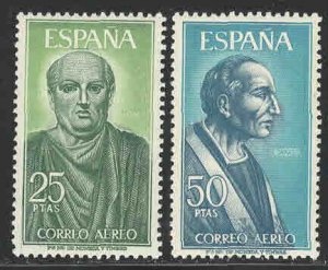 Spain #C177-78~ Cplt Set of 2 ~ Portraits ~ Unused, LHM  (1966)