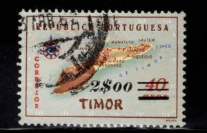Timor Scott 297 Used surcharged map stamp