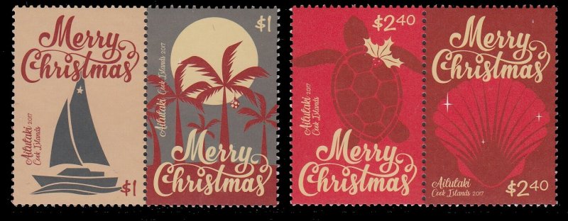 Aitutaki 660 - 661 MNH