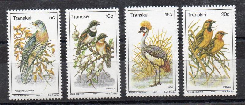 TRANSKEI - BIRDS - 1980 -