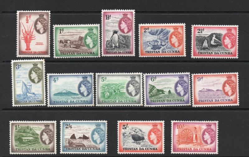 TRISTAN DA CUNHA 1953 Set superb MNH condition.