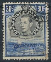 Kenya Tanganyika Uganda KUT SG 141  - perf 13¼  Used  see details 