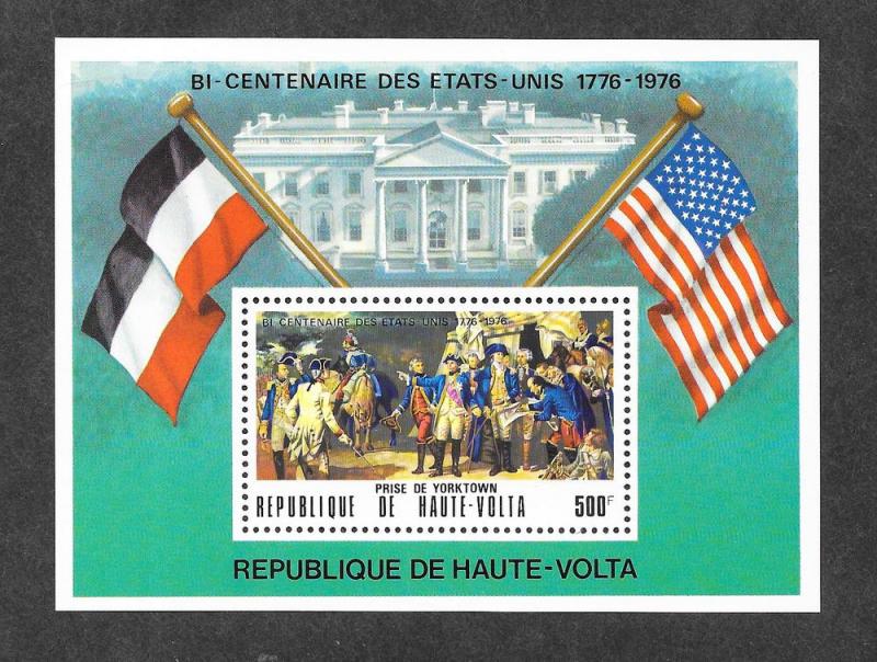  Burkina Faso 367a Mint NH Souvenir Sheet U S Bicentennial!