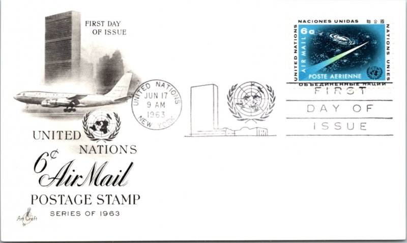 United Nations, New York, Worldwide First Day Cover, Government Postal Card