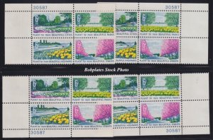 BOBPLATES #1365-8 Beautify Matched Set Plates FVF Glazed Gum~See Details for #s