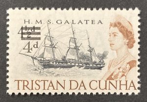 Tristan Da Cunha 1967 #108, H.M.S. Galatea, Wholesale Lot of 5, MNH, CV $2.25