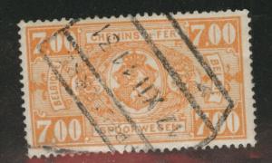 Belgium Parcel Post Scott Q165 Used 1923
