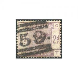 SG189 2d Lilac and Green Fine used