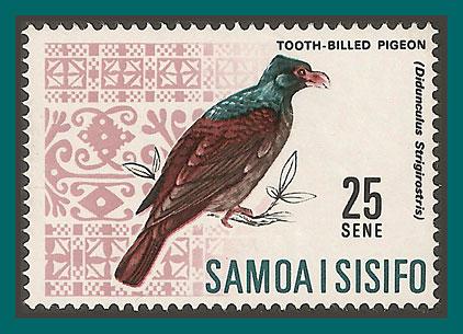 Samoa 1967 Birds, MLH #272,SG287