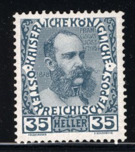 Austria 1908  Scott #120 MLH
