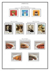 PORTUGAL 1853 - 2021  PDF PDF(DIGITAL) STAMP ALBUM PAGES