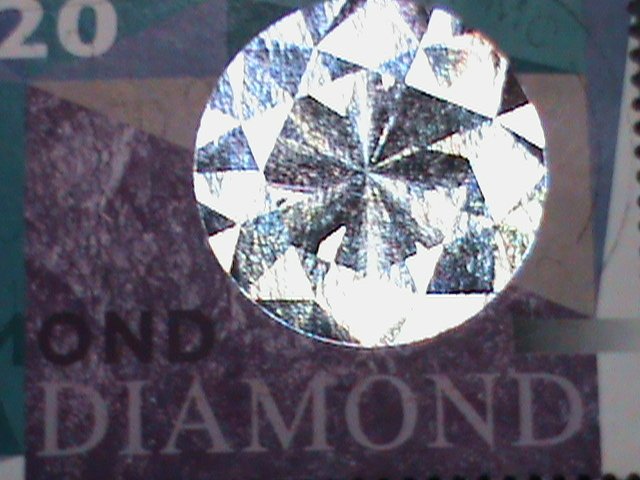 ​AUSTRALIA-LARGE HOLOGRAM-DIMON STAMP -USED VERY FINE LAST ONE-HARD TO FIND