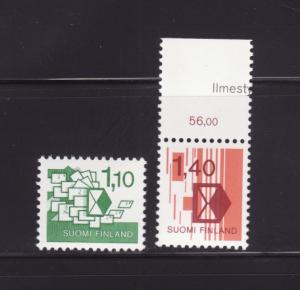 Finland 689-690 Set MNH Letters (A)