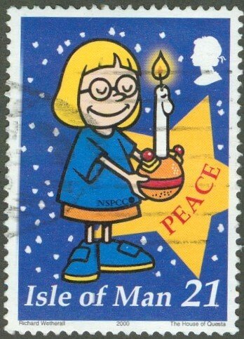 ISLE OF MAN 884 USED BIN $0.75